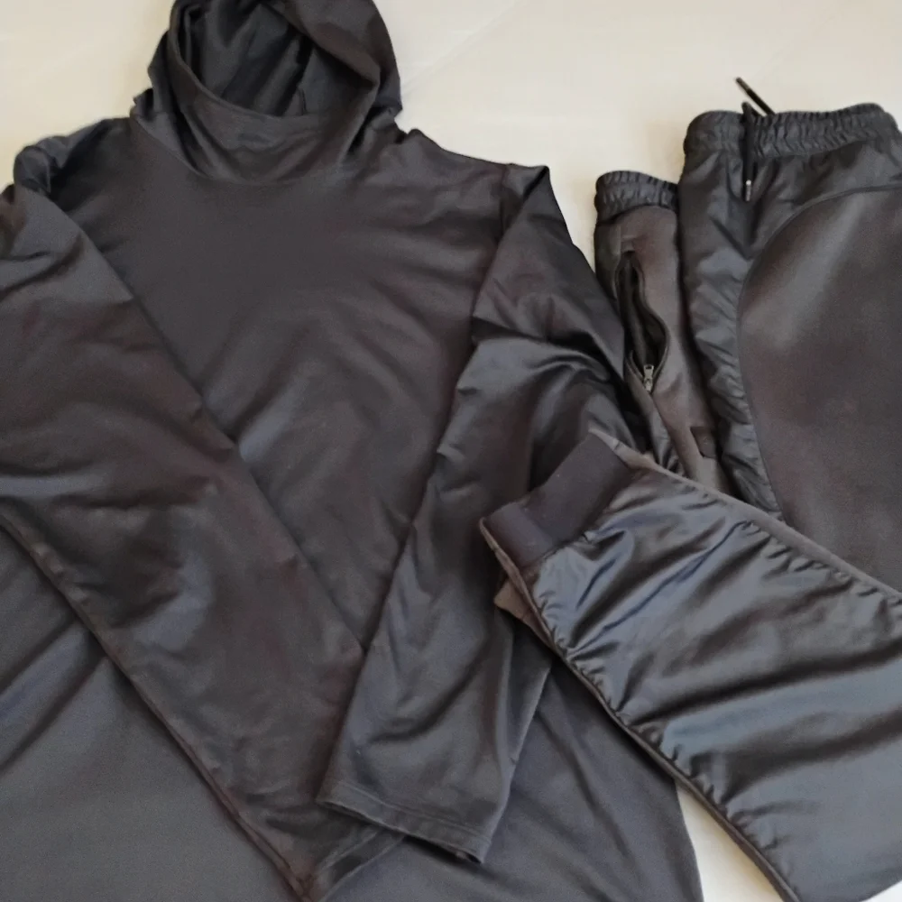 MEN'S UNDER ARMOUR TRACK SUIT WITH HEATGEAR HOODIE AND GORE TEX JOGGERS COMBO XL - Picture 7 of 9